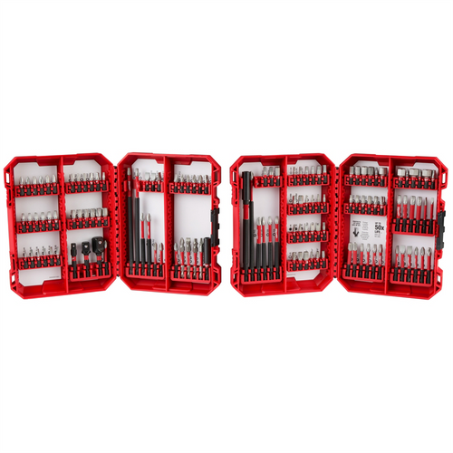 Milwaukee Tool SHOCKWAVE Impact Duty Driver Bit Auto Set &hyphen; 124PC
