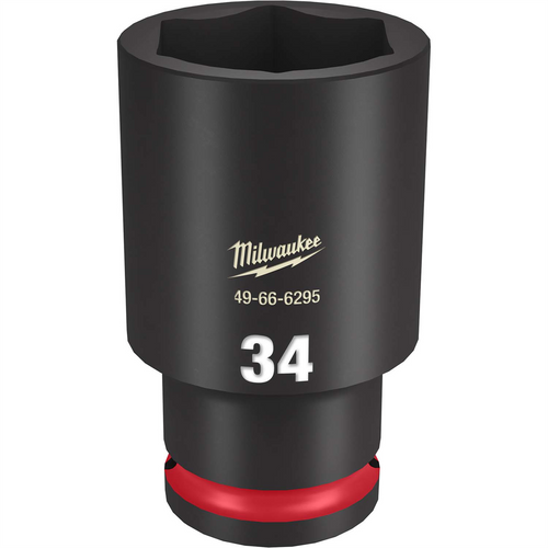 Milwaukee Tool SHOCKWAVE Impact Duty  1/2"Drive 34MM Deep 6 Point Socket