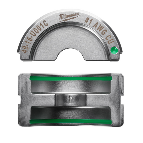 Milwaukee Tool #1 Aluminum U Style Die Milwaukee Tool #1 Aluminum U Style Die