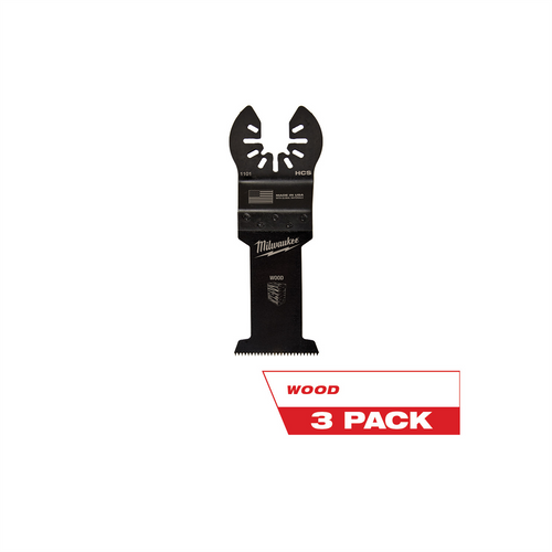 Milwaukee Tool OPEN-LOK 1-3/8" HCS Wood Multi-Tool Blades 3PK