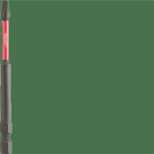 Milwaukee Tool SHOCKWAVE 3-1/2” Impact Square Recss #2 Power Bit Milwaukee Tool SHOCKWAVE 3-1/2” Impact Square Recss #2 Power Bit
