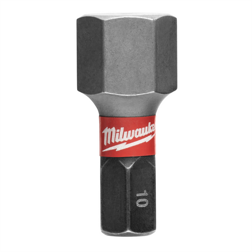 Milwaukee Tool SHOCKWAVE Impact Hex 10 MM Insert Bits (Bulk 25)