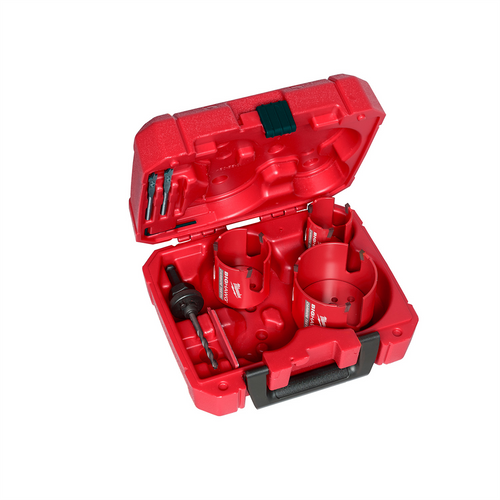 Milwaukee Tool 7 PC BIG HAWG with Carbide Teeth Hole Saw Kit Milwaukee Tool 7 PC BIG HAWG with Carbide Teeth Hole Saw Kit