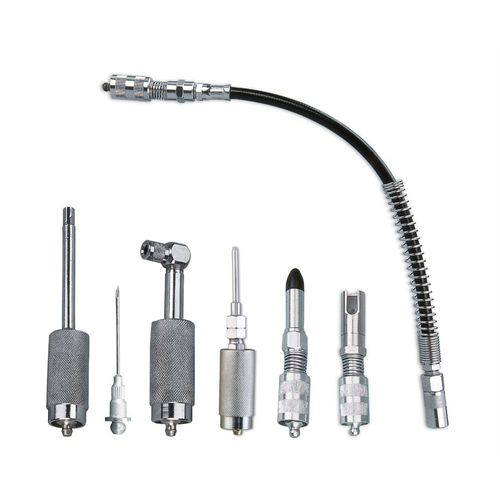 K Tool International Grease Gun Accessory Kit Quick Connect 7 Pc K Tool International Grease Gun Accessory Kit Quick Connect 7 Pc