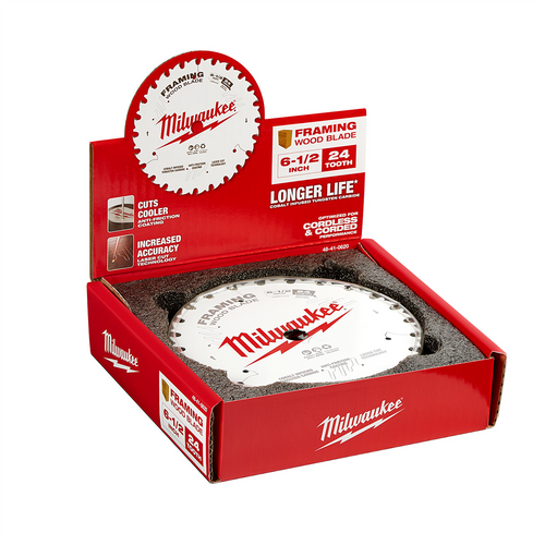 Milwaukee Tool 6-1/2" 24T Framing Circular Saw Blades Bulk 10