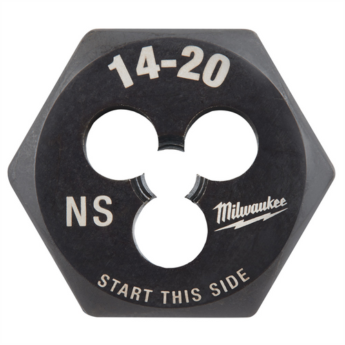 Milwaukee Tool 14-20 NS 1-Inch Hex Threading Die Milwaukee Tool 14-20 NS 1-Inch Hex Threading Die