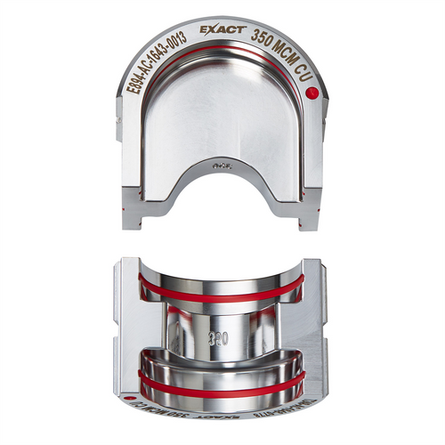 Milwaukee Tool EXACT 350 MCM Copper 12T U-Style Die Milwaukee Tool EXACT 350 MCM Copper 12T U-Style Die