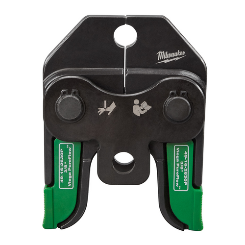 Milwaukee Tool M18 3/8" Viega PureFlow Jaw for M18 Short Throw Press Tool Milwaukee Tool M18 3/8" Viega PureFlow Jaw for M18 Short Throw Press Tool