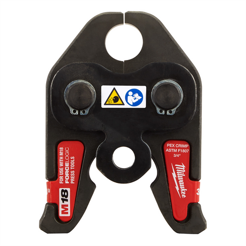 Milwaukee Tool 3/4" PEX Crimp (F1807 & F2159) Jaw for M18 FORCE LOGIC Press Tools Milwaukee Tool 3/4" PEX Crimp (F1807 & F2159) Jaw for M18 FORCE LOGIC Press Tools