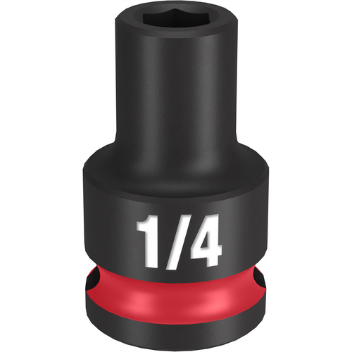 Milwaukee Tool SHOCKWAVE Impact Duty  3/8" Drive 1/4" Standard 6 Point Socket