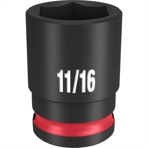 Milwaukee Tool SHOCKWAVE Impact Duty  3/8" Drive 11/16" Standard 6 Point Socket