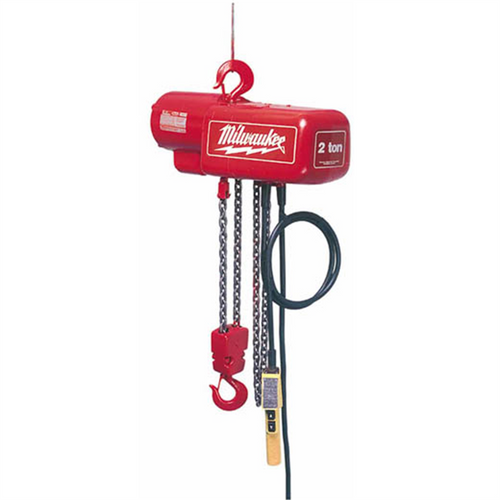Milwaukee Tool 2 TON ELECTRIC CHAIN HOIST Milwaukee Tool 2 TON ELECTRIC CHAIN HOIST