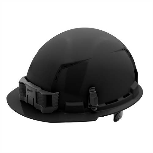 Milwaukee Tool BOLT Black Front Brim Vented Hard Hat w/6pt Ratcheting Suspension (USA) - Type 1, Class C