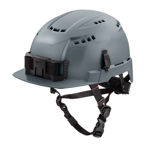 Milwaukee Tool BOLT Gray Front Brim Vented Helmet with BOLT - Class C Milwaukee Tool BOLT Gray Front Brim Vented Helmet with BOLT - Class C