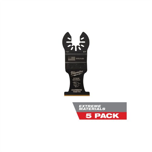 Milwaukee Tool Milwaukee OPEN-LOK 1-3/8" TITANIUM ENHANCED CARBIDE TEETH MULTI-MATERIAL BLADE 5PK Milwaukee Tool Milwaukee OPEN-LOK 1-3/8" TITANIUM ENHANCED CARBIDE TEETH MULTI-MATERIAL BLADE 5PK