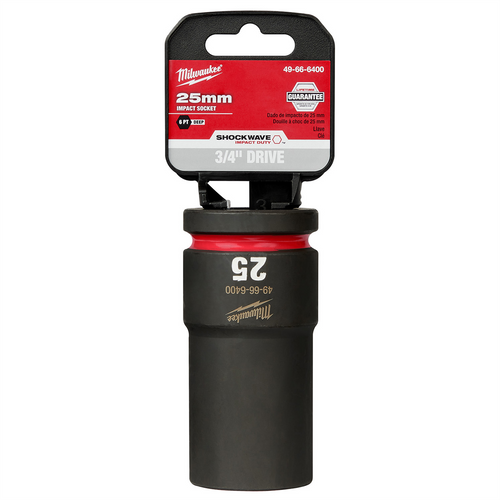 Milwaukee Tool SHOCKWAVE Impact Duty  3/4"Drive 25MM Deep 6 Point Socket