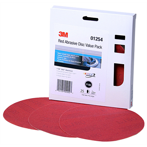3M DISC VALUE PACK 01254 6 IN P180 25/PACK