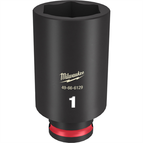 Milwaukee Tool SHOCKWAVE Impact Duty 3/8"Drive 1" Deep 6 Point Socket
