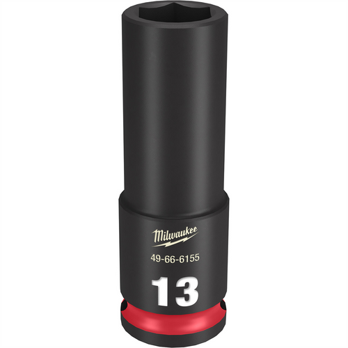 Milwaukee Tool SHOCKWAVE Impact Duty  3/8"Drive 13MM Deep 6 Point Socket