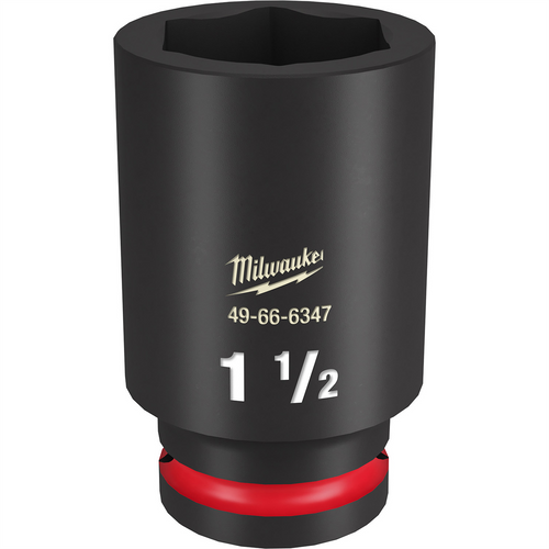 Milwaukee Tool SHOCKWAVE Impact Duty  3/4"Drive 1-1/2" Deep 6 Point Socket