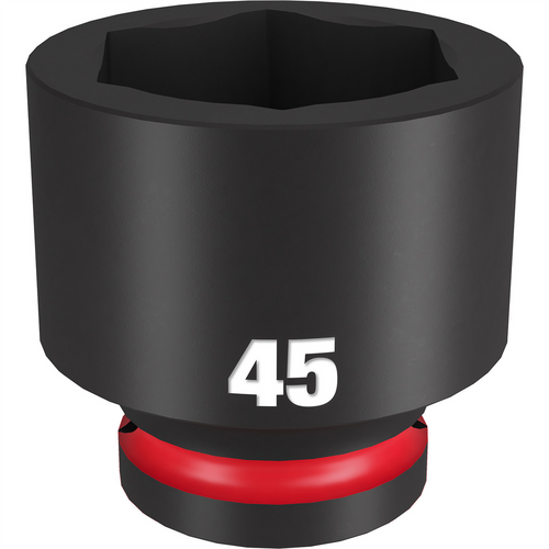 Milwaukee Tool SHOCKWAVE Impact Duty  3/4"Drive 45MM Standard 6 Point Socket