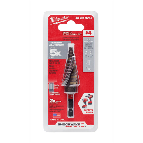 Milwaukee Tool SHOCKWAVE Impact Duty  #4 3/16 - 7/8"