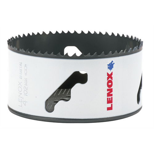 Lenox Tools Hole Saw, 4 in. Long Lasting Bi-Metal Construction Lenox Tools Hole Saw, 4 in. Long Lasting Bi-Metal Construction