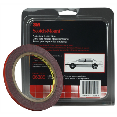 3M REPAIR TAPE NAMEPLATE SCOTCH .23"X 5YDS GRAY 1EA 3M REPAIR TAPE NAMEPLATE SCOTCH .23"X 5YDS GRAY 1EA