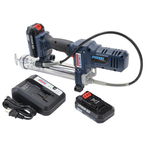 Lincoln Lubrication PowerLuber Battery Powered 12V Lithium Ion Cordless Grease Gun Kit Lincoln Lubrication PowerLuber Battery Powered 12V Lithium Ion Cordless Grease Gun Kit