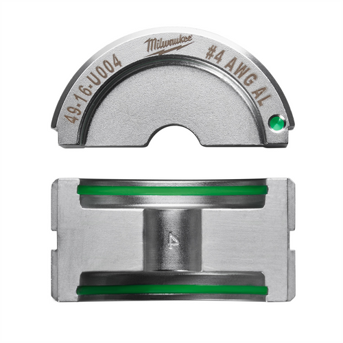 Milwaukee Tool #4 Aluminum U Style Die Milwaukee Tool #4 Aluminum U Style Die