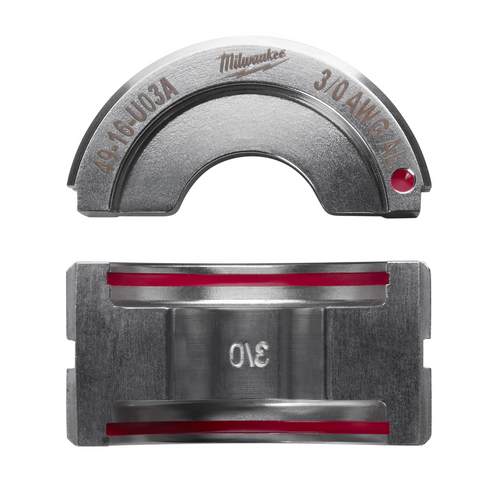 Milwaukee Tool 3/0 Aluminum U Style Die Milwaukee Tool 3/0 Aluminum U Style Die