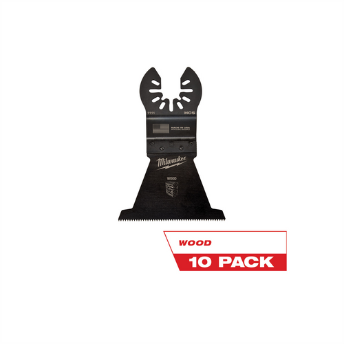 Milwaukee Tool OPEN-LOK 2-1/2" HCS Wood Multi-Tool Blades 10PK