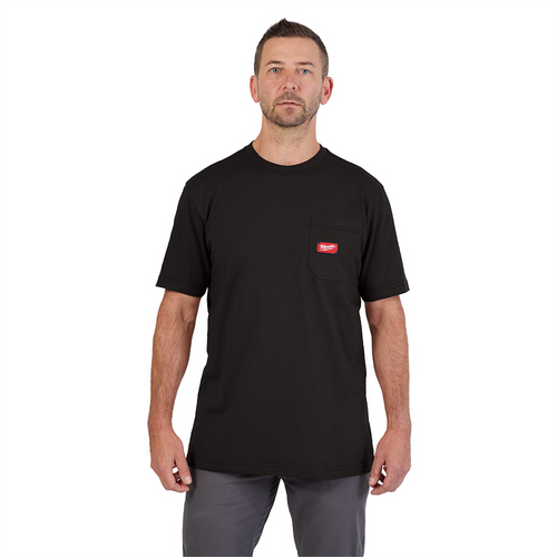 Milwaukee Tool GRIDIRON Pocket T-Shirt - Short Sleeve Black L