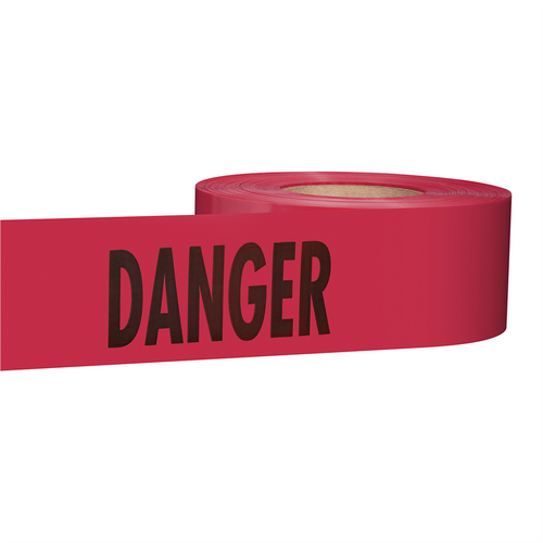 Milwaukee Tool 3X1000 Danger Red 2Mil Tape 1Rl