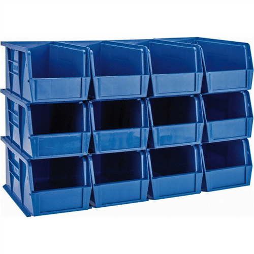 Msc Industrial Supply 5-1/2" Wide x 10-7/8" Deep x 5" High Hopper Stacking Bin
