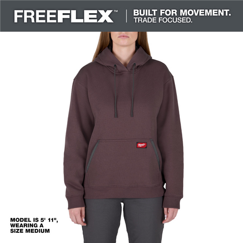 Milwaukee Tool Women's FREEFLEX Pullover Hoodie- Purple - L