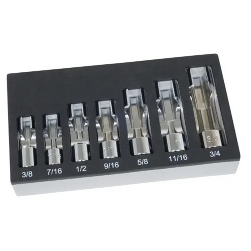 Lisle SAE Flare Nut Socket Set, 7 pc. Lisle SAE Flare Nut Socket Set, 7 pc.