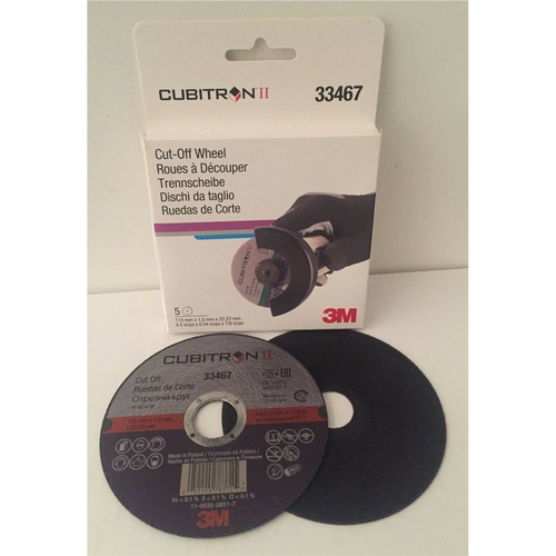 3M Cubitron Cut-Off Wheel 4.5 in. 5pk 3M Cubitron Cut-Off Wheel 4.5 in. 5pk
