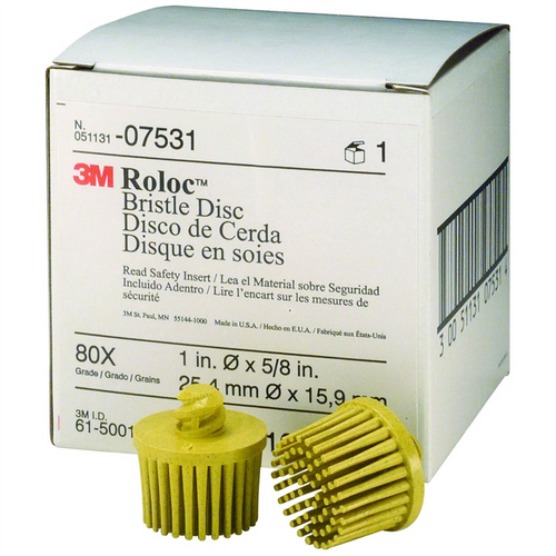 3M 1" 80 GRIT BRISTLE DISC 3M 1" 80 GRIT BRISTLE DISC