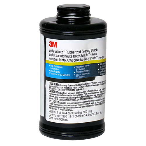 3M COATING-RUBBERIZED BODY SCHUTZ BLACK QT CAN 6/CASE 3M COATING-RUBBERIZED BODY SCHUTZ BLACK QT CAN 6/CASE
