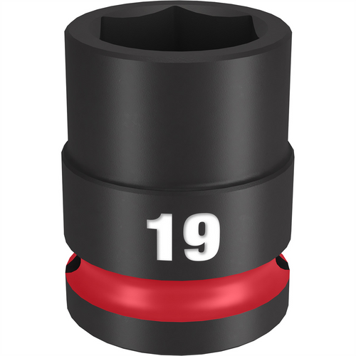 Milwaukee Tool SHOCKWAVE Impact Duty  1/2"Drive 19MM Standard 6 Point Socket