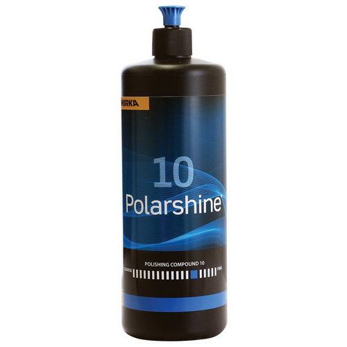 Mirka Abrasives Polarshine PC10-1L Polishing Compound, 1 L Bottle, White, Paste Mirka Abrasives Polarshine PC10-1L Polishing Compound, 1 L Bottle, White, Paste