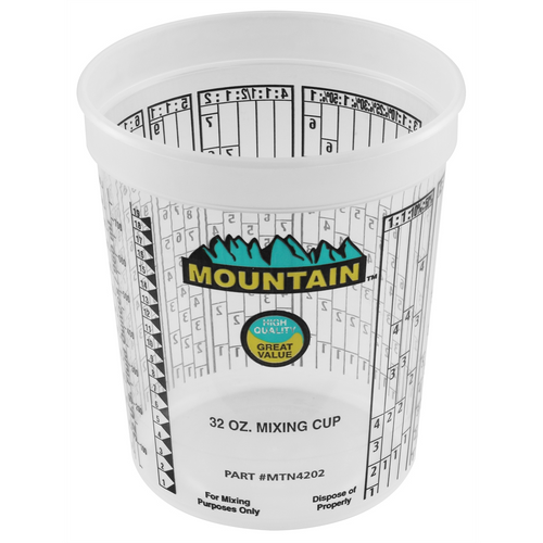 Mountain DISPOSABLE QUART MIXING CUP (100/CS) Mountain DISPOSABLE QUART MIXING CUP (100/CS)