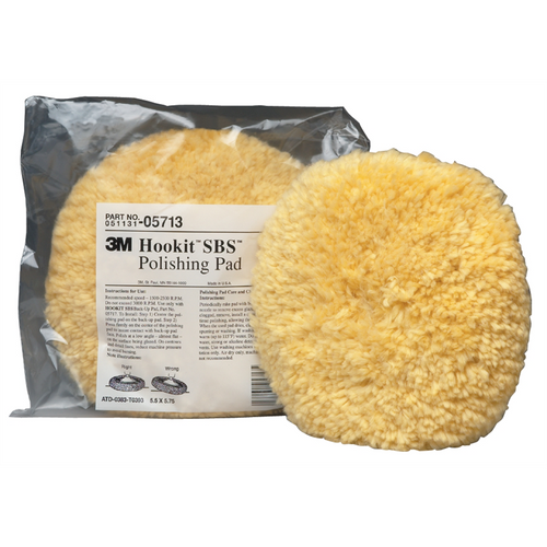 3M 3M™ Wool Polishing Pad, 9 in., Yellow 3M 3M™ Wool Polishing Pad, 9 in., Yellow