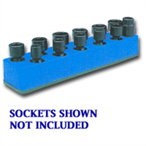 Mechanic's Time Savers SOC HOL 3/8U IMP BLUE NEON MAG BASE