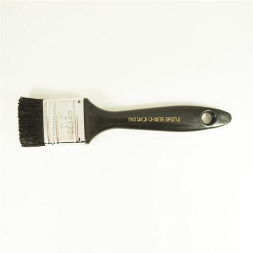 Mack Brushes 1940 Chinese Bristle Brush, 1-1/2 in, Plastic Handle Mack Brushes 1940 Chinese Bristle Brush, 1-1/2 in, Plastic Handle