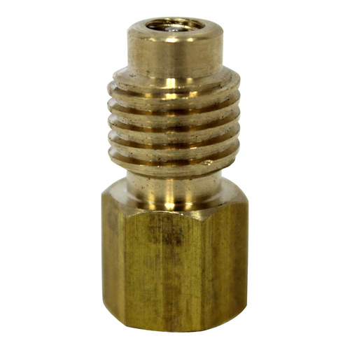 Mastercool ADAPTOR 1/4FFL X 1/2ACME-M W/VALVE CORE