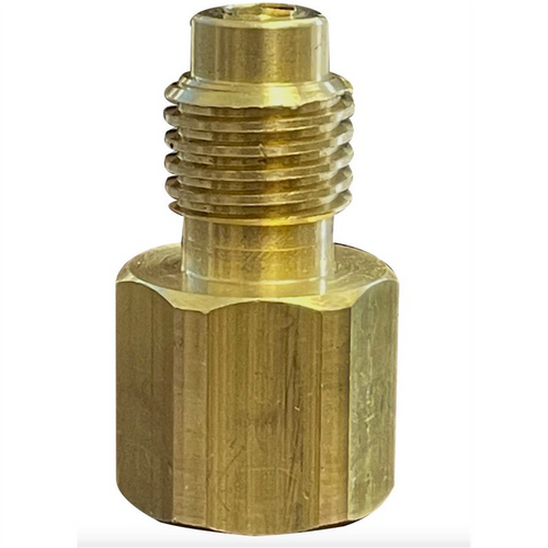 Mastercool R134 ADAPTOR 1/2 ACME MALE X 14MM FEMALE Mastercool R134 ADAPTOR 1/2 ACME MALE X 14MM FEMALE
