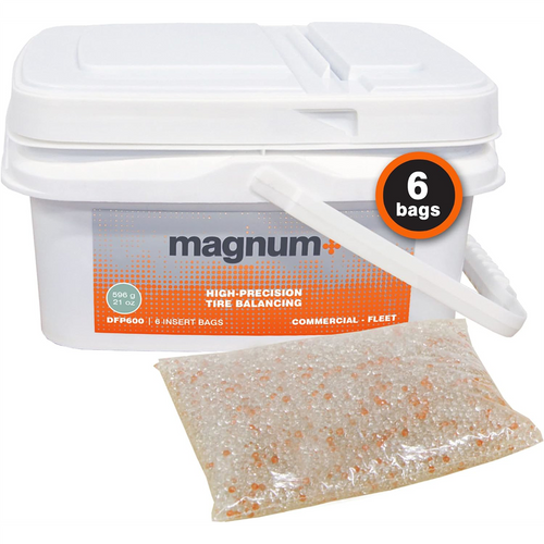 Martins Industries Magnum+ Tire Balancing Beads, 21oz / 596g, Fleet Tub 6 Bags