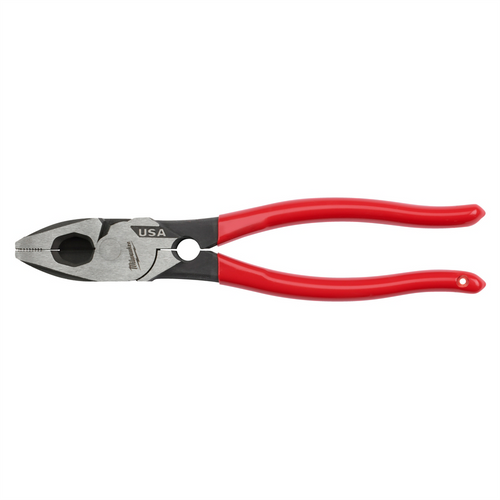 Milwaukee Tool 9" Lineman's Dipped Grip Pliers w/ Thread Cleaner (USA) Milwaukee Tool 9" Lineman's Dipped Grip Pliers w/ Thread Cleaner (USA)